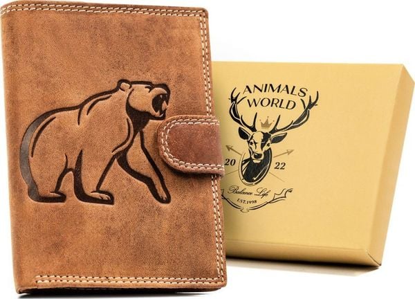 Always Wild Duży, Pionowy Portfel Męski Ze Skóry Naturalnej. Portfele męskie Always Wild, bez wzorów, ze skóry. Za 96.19 zł.