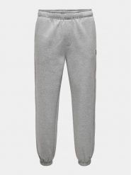Only & Sons Spodnie dresowe Dan 22027583 Szary Relaxed Fit. Szare spodnie sportowe męskie Only & Sons, m, bez wzorów, z bawełny. Za 149.99 zł.