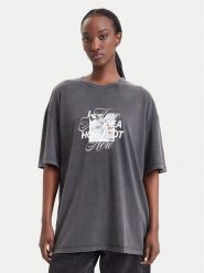 HUGO T-Shirt 50574541 Czarny Relaxed Fit. Czarne t-shirty damskie Hugo, l, bez wzorów, z bawełny, bez kołnierzyka, bez ramiączek. Za 229.99 zł.