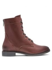 Lasocki Trzewiki EST-NEW2-18 Brązowy. Brązowe botki damskie Lasocki, bez wzorów, ze skóry, bez obcasa, na płaskiej podeszwie, bez zapięcia. Za 189.99 zł.