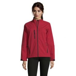 Kurtka Damska Roxy Soft Shell. Czerwone kurtki sportowe damskie SOL'S, l, bez wzorów, bez ramiączek, bez kaptura, trekkingowe. Za 219.99 zł.