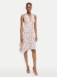 Guess Sukienka codzienna W6YKAV K6706 Kremowy Regular Fit. Białe sukienki damskie Guess, na co dzień, s, z aplikacjami, z syntetyku, bez kołnierzyka, bez ramiączek, proste. Za 614.99 zł.
