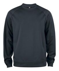 Clique Basic Active Bluza z Okrągłym Dekoltem Poliester – black. Czarne bluzy damskie CLIQUE, s, bez wzorów, z poliesteru, bez ramiączek, bez kaptura. Za 162.59 zł.