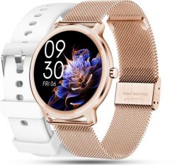 Zegarek SMARTWATCH RUBICON rosegold. Zegarki smartwatch Rubicon, bez wzorów. Za 270.81 zł.