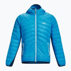 Kurtka męska Under Armour Active Hybrid Jacket. Niebieskie kurtki męskie Under Armour, m, bez wzorów, sportowe, bez kaptura. Za 429.99 zł.