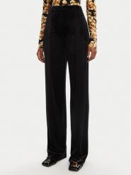 Balmain Spodnie materiałowe DF0PQ312JG50 Czarny Regular Fit. Czarne spodnie materiałowe damskie Balmain, bez wzorów, z materiału. Za 4,249.00 zł.