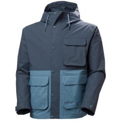 Kurtka wodoodporna Helly Hansen Escape Utility. Niebieskie kurtki męskie Helly Hansen, m, bez wzorów, eleganckie, bez kaptura. Za 884.50 zł.