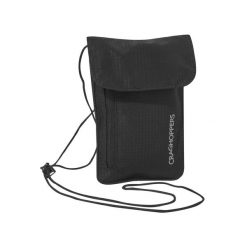 Saszetka turystyczna Craghoppers Neck Pouch - black. Czarne saszetki i nerki męskie Craghoppers. Za 81.99 zł.