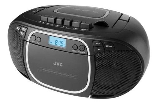 Radioodtwarzacz JVC RC-E451B Boombox black. Czarne radia Jvc. Za 263.99 zł.