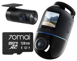 70mai Omni X800 4K set Czarna + karta 70mai SD 128GB. Wideorejestratory 70mai. Za 1,699.00 zł.