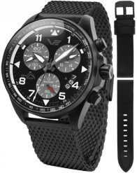 Zegarek męski Vostok Europe 6S30-325C744B czarny. Czarne zegarki męskie Vostok Europe, bez wzorów. Za 3,464.54 zł.