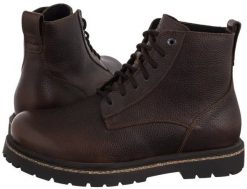 Birkenstock Highwood Lace Mid 1030757 Brązowe 41. Brązowe buty sportowe męskie Birkenstock, bez wzorów, bez zapięcia. Za 735.44 zł.