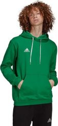 Bluza męska adidas Entrada 22 Sweat Hoodie zielona HI2141 XS. Zielone bluzy męskie Adidas, m, bez wzorów, bez kaptura. Za 154.50 zł.