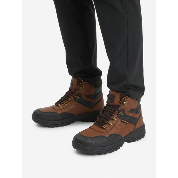 Trekkingi Hunter. Brązowe botki męskie Hunter, bez zapięcia. Za 299.99 zł.