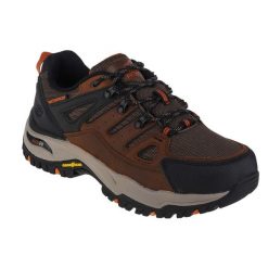 Buty trekkingowe męskie Skechers Arch Fit Dawson Argosa. Brązowe trekkingi męskie Skechers, z materiału, bez zapięcia. Za 399.99 zł.