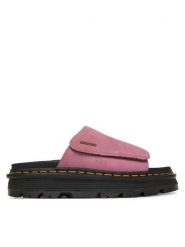 Dr. Martens Klapki Zebzag DM42409650 Różowy. Czerwone klapki damskie Dr. Martens, bez wzorów, ze skóry, bez obcasa, bez zapięcia. Za 543.99 zł.
