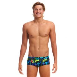 Kąpielówki męskie spodenki kąpielowe Funky Trunks Poppy Long. Czarne kąpielówki męskie Funky Trunks, m, bez wzorów. Za 159.00 zł.