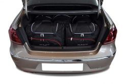 Torby Do Bagażnika Vw Cc 2012-2017 5Szt Kjust. Czarne torby podróżne damskie KJUST, bez wzorów, z kauczuku. Za 1,581.00 zł.