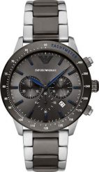 Zegarek Emporio Armani ZEGAREK MĘSKI EMPORIO ARMANI AR11391 - MARIO (zi017e). Zegarki męskie Emporio Armani, bez wzorów. Za 699.00 zł.
