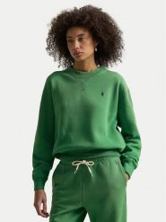 Polo Ralph Lauren Bluza 211971697502 Zielony Relaxed Fit. Zielone bluzy damskie Polo Ralph Lauren, m, bez wzorów, z bawełny, bez ramiączek, bez kaptura. Za 769.99 zł.