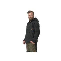 Kurtka turystyczna męska Anorak Helikon-Tex WOODSMAN® Czarna. Czarne kurtki męskie HELIKON-TEX, m, bez wzorów, sportowe, bez kaptura. Za 398.99 zł.