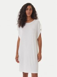 Emporio Armani Underwear Koszula nocna EW002965 AF19024 U1131 Biały Regular Fit. Białe koszule nocne damskie Emporio Armani Underwear, bez wzorów, z wiskozy, bez ramiączek. Za 329.99 zł.