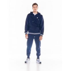 Welcome Back Męski dres z kapturem i zamkiem. Białe komplety dresowe męskie LEONE 1947 APPAREL, l, bez wzorów, z dresówki. W wyprzedaży za 249.40 zł.