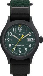 Zegarek Timex Zegarek męski Timex TW4B29700 zielony. Zielone zegarki męskie Timex, bez wzorów. Za 197.99 zł.
