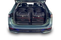 Torby Do Bagażnika Vw Passat Variant Mhev 2023+ 5Szt Kjust. Czarne torby podróżne damskie KJUST, bez wzorów, z kauczuku. Za 1,604.00 zł.