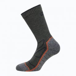 Skarpety Jack Wolfskin Vojo Sock Cl C. Szare skarpetki damskie Jack Wolfskin, bez wzorów, z elastanu. Za 69.99 zł.