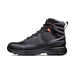 Buty trekkingowe męskie Mammut Blackfin Iii Mid Dt. Zielone buty zimowe męskie Mammut, bez wzorów, z materiału, za kostkę, bez obcasa, bez zapięcia. Za 921.00 zł.