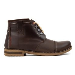 Olivier Zimowe Buty Męskie Śniegowce 120 Brązowe. Brązowe botki męskie na jesień, bez wzorów, z materiału, eleganckie, bez obcasa, bez zapięcia. Za 408.14 zł.