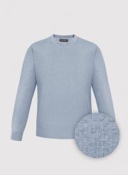 PAKO LORENTE - Jasnoniebieski sweter męski v-neck. Swetry męskie Pako Lorente, na jesień, m, bez wzorów, z bawełny, bez kołnierzyka, bez ramiączek. Za 199.99 zł.