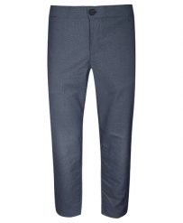 Spodnie Męskie, Granatowe w Pepitkę, Casualowe, Zwężane, Chinosy z Elastanem -RIGON. Eleganckie spodnie męskie Rigon, bez wzorów, z elastanu. Za 159.00 zł.