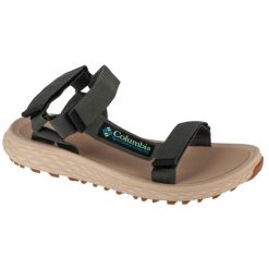 Sandały męskie, Konos Globetrot Sandal. Szare sandały męskie Columbia, bez wzorów, sportowe, bez zapięcia. Za 219.99 zł.