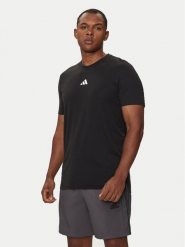 Adidas Koszulka techniczna Designed for Training IK9725 Czarny Slim Fit. Czarne koszulki sportowe męskie Adidas, m, bez wzorów, z syntetyku, bez ramiączek, na fitness i siłownię. Za 129.99 zł.