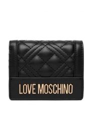 LOVE MOSCHINO Portfel JC5601PP1OLA0000 Czarny. Czarne portfele damskie Love Moschino, ze skóry. Za 379.99 zł.