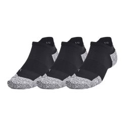 Skarpety do biegania Under Armour Dry Run Cushion No Show 3 pary. Czarne skarpetki damskie Under Armour, bez wzorów. Za 109.99 zł.