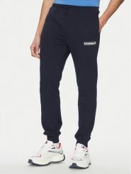 Napapijri Spodnie dresowe M-Gori NP0A4IDS Granatowy Regular Fit. Niebieskie spodnie sportowe męskie Napapijri, m, bez wzorów, z bawełny. Za 219.99 zł.