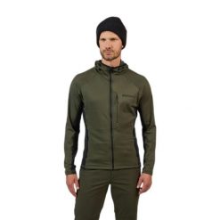 Kurtka narciarska Rossignol Blackside MIX. Zielone kurtki sportowe męskie Rossignol, bez wzorów, bez kaptura, narciarskie. Za 618.00 zł.