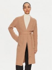Calvin Klein Kardigan K20K208005 Beżowy Regular Fit. Brązowe kardigany damskie Calvin Klein, m, bez wzorów, z syntetyku, bez kołnierzyka. Za 379.99 zł.