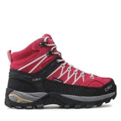Trekkingi CMP. Czerwone obuwie trekkingowe damskie CMP, bez zapięcia. Za 319.99 zł.