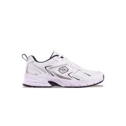 Buty sportowe Sneakersy damskie, Kitaura. Białe obuwie sportowe damskie Lotto, bez wzorów, z gumy, bez zapięcia, trekkingowe. Za 149.99 zł.