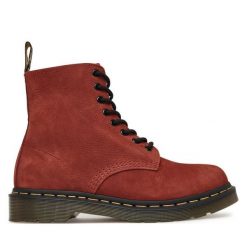 Trapery Dr. Martens. Czerwone trapery damskie Dr. Martens, bez zapięcia. Za 949.99 zł.