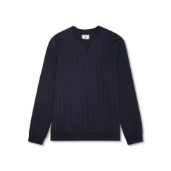 Bluza z okrągłym dekoltem Fila Brera Regular. Niebieskie bluzy męskie Fila, m, bez wzorów, bez ramiączek, bez kaptura. Za 393.30 zł.