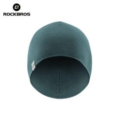 Czapka rowerowa, do biegania, sportowa, pod kask, elastyczna ROCKBROS wełna. Niebieskie czapki damskie ROCKBROS, na zimę, bez wzorów, z elastanu, sportowe. Za 42.99 zł.