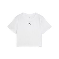 Damska krótka koszulka TAD ESSENTIALS PUMA White. Białe koszulki sportowe damskie Puma, l, bez wzorów, bez ramiączek. W wyprzedaży za 94.00 zł.