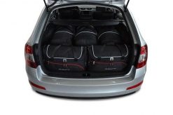 Torby Do Bagażnika Skoda Octavia Kombi 2013-2020 5Szt Kjust. Czarne torby podróżne damskie KJUST, bez wzorów, z kauczuku. Za 1,546.00 zł.