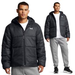 Męska kurtka puchowa zimowa puchówka Under Armour Lightweight Insulated. Czarne kurtki męskie Under Armour, na zimę, m, bez wzorów, z puchu, bez kaptura. W wyprzedaży za 442.45 zł.