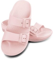 Klapki basenowe damskie Aqua Speed Alicante. Brązowe klapki damskie Aqua-Speed, bez wzorów, z materiału, eleganckie, bez obcasa, bez zapięcia. Za 84.99 zł.